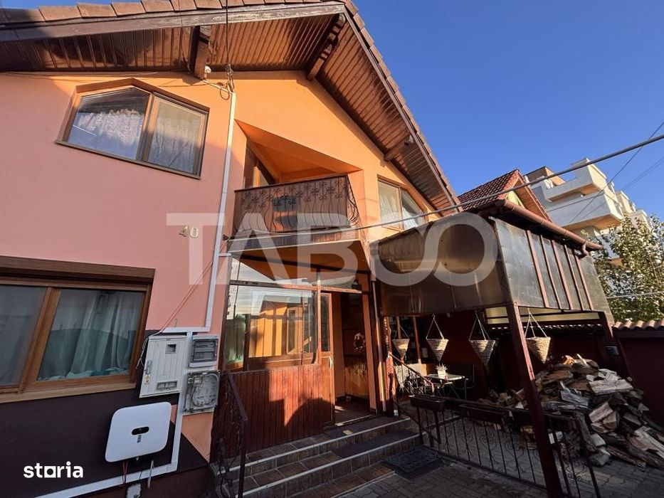 Casa individuala cu 5 camere +spatiu comercial  3 bai Sibiu