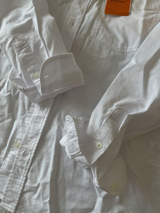 рубашка белая zara новая