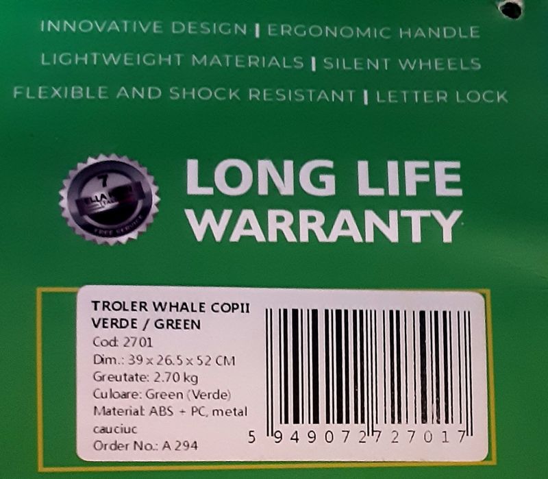 Trolare premium ELLA ICON pentru copii material rezistent ABS  - NOI