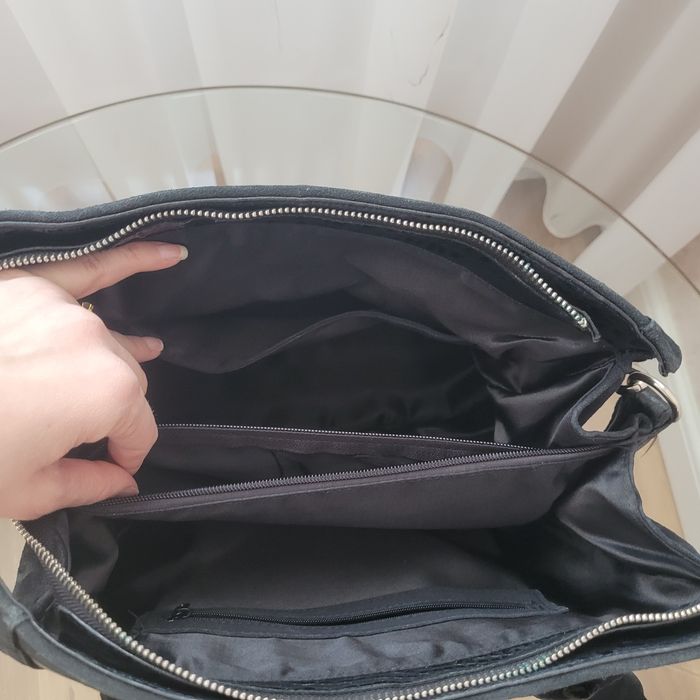 Vând geanta piele naturala întoarsă