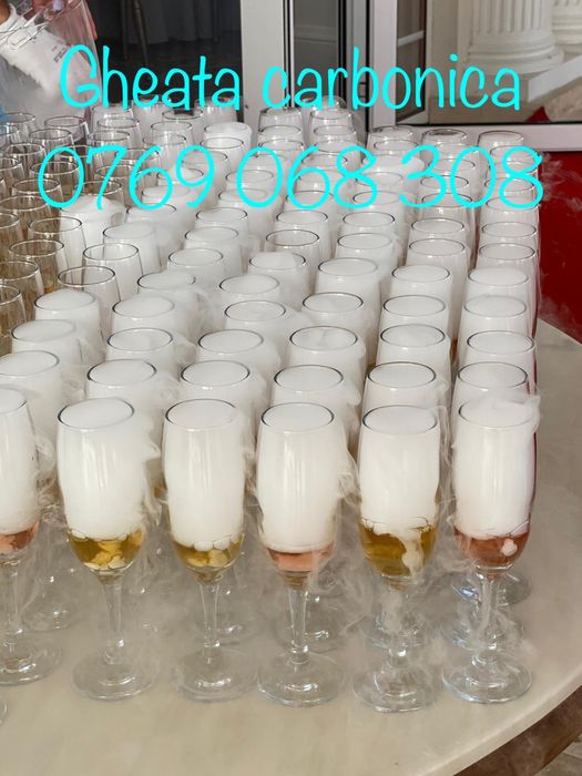 Fum greu dansul mirilor- gheata carbonica  -artificii vulcan- balonase