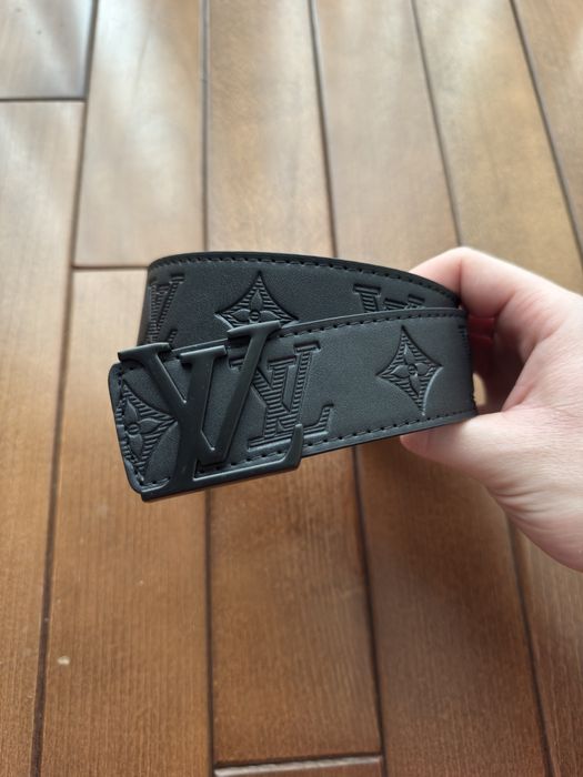 Curea LV Piele Neagra Catarama Neagra