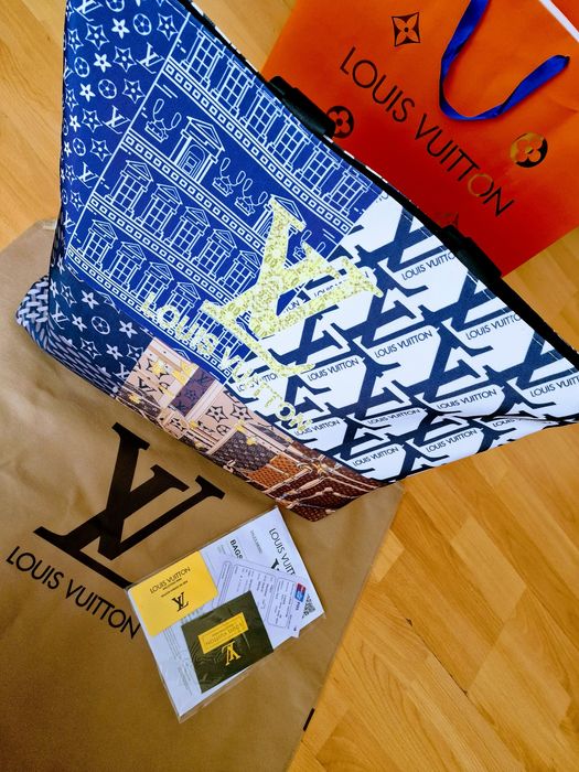 Geanta damă Louis Vuitton Maxy, material textil,saculet, etichetă