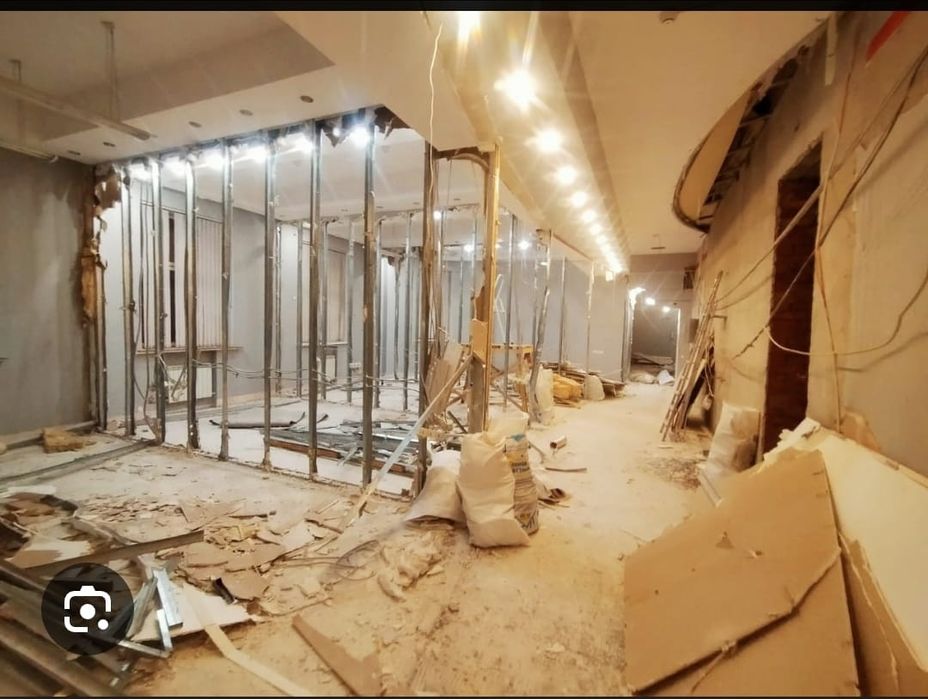 Демонтаж зданий и конструкции