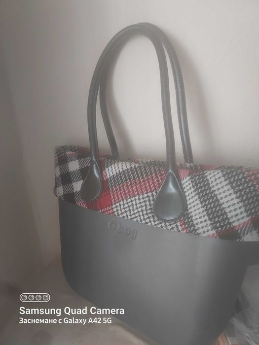 Графитено-сива чанта