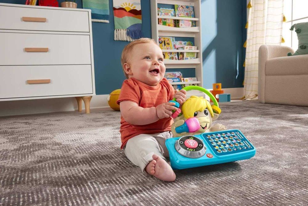 Fisher-Price Lello il Torello Prime Words – Интерактивен образователен бик