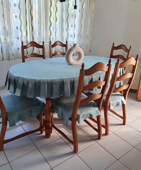 Set 6 scaune dining din lemn masiv - Mobexpert