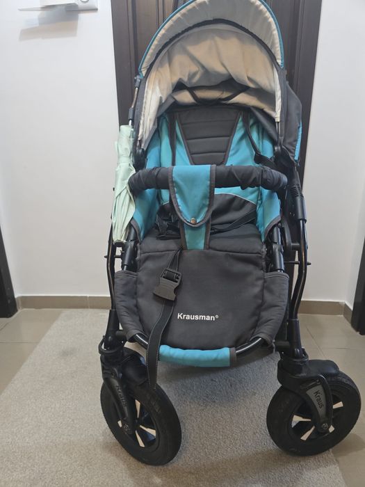 Carucior 3 in 1 Kraus Clasic Turqoise – Krausman