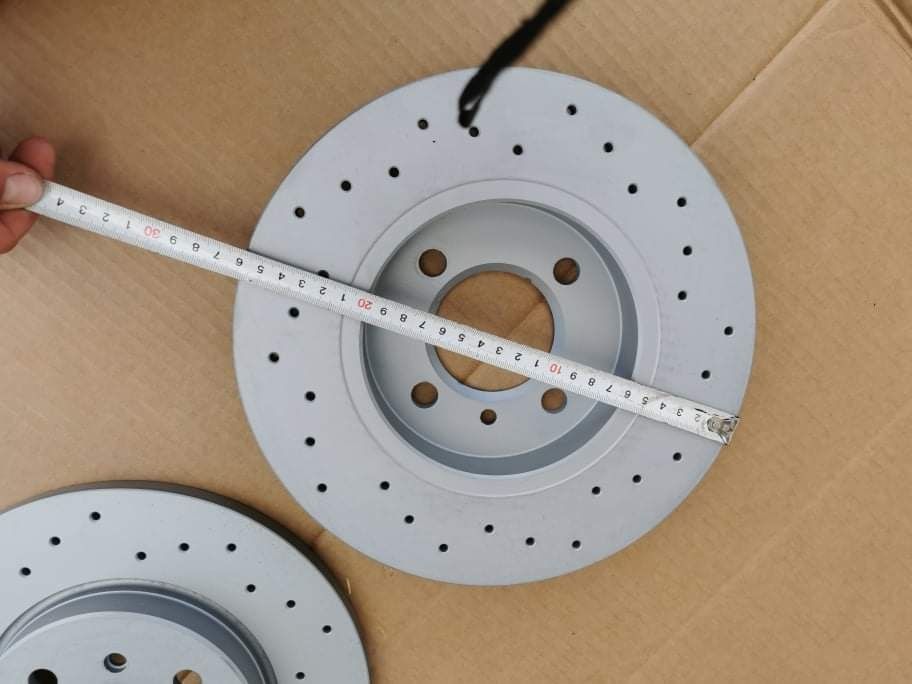 Discuri frana perforate fata BMW E30 316, 318i, 324d, 8/82-8/90
