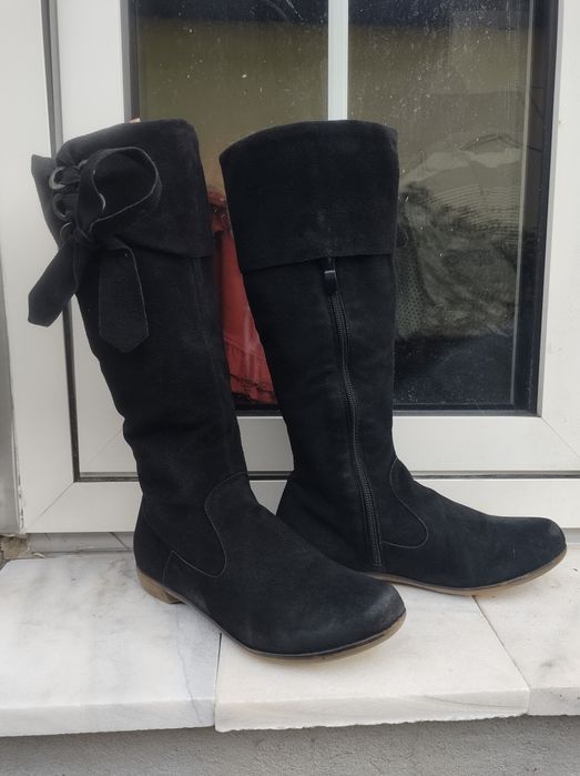Cizme dama piele intoarsa sau nabuk 36