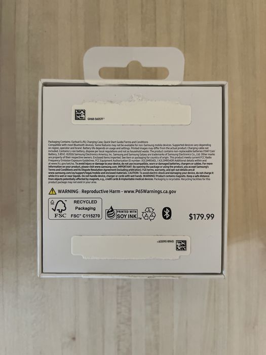 Безжични слушалки Samsung Galaxy Buds4 - Перфектно състояние / Като нови