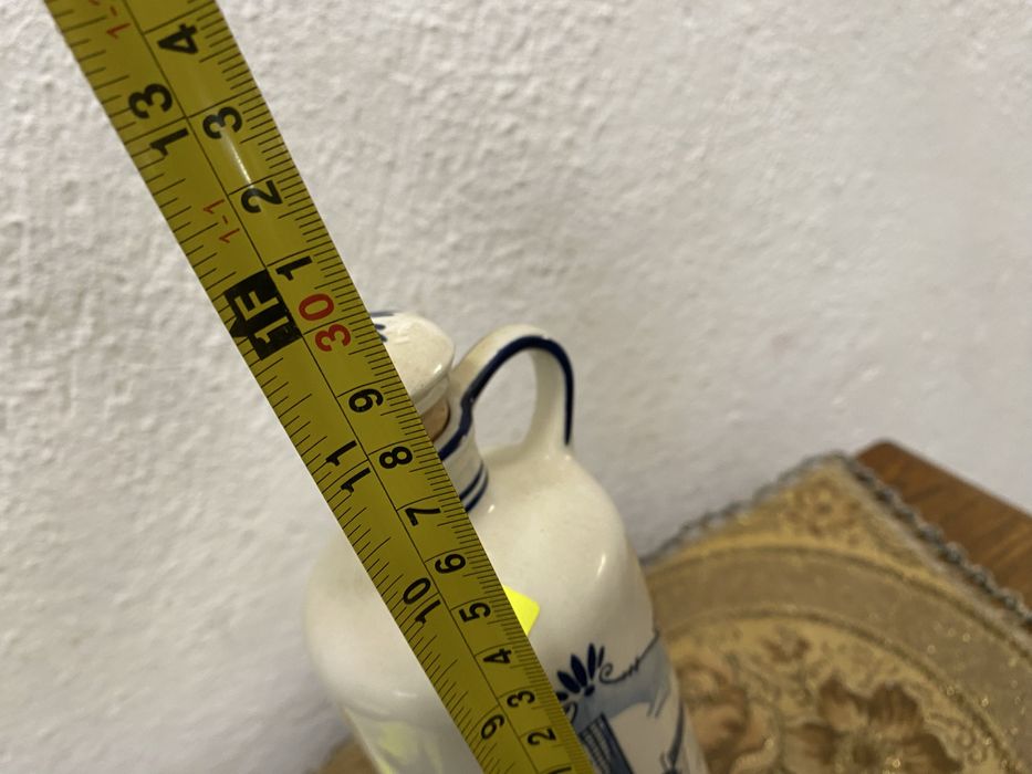 Холандска бутилка от порцелан на делфт