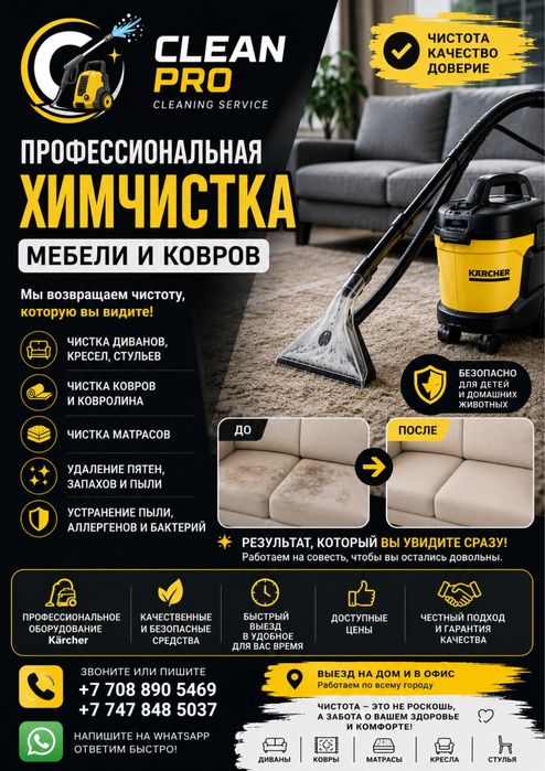 Профессиональная химчистка