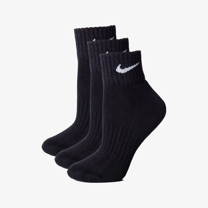 Șosete Nike mid albe și negre