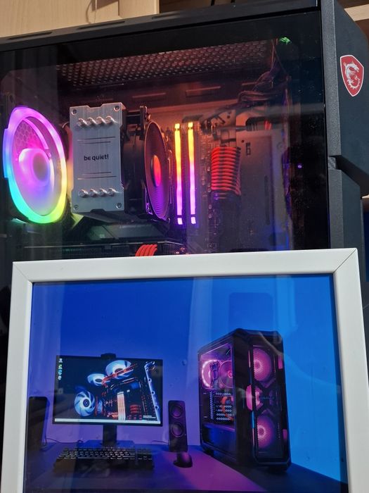 Мощен Геймърски Компютър / Gaming PC - i5 10400F / EVGA RTX 3060 12GB / 16GB RAM / 512GB SSD
