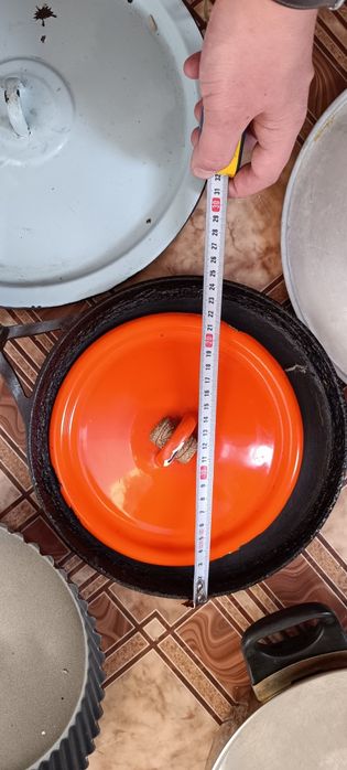 Кастрюли, крышки, сковородки