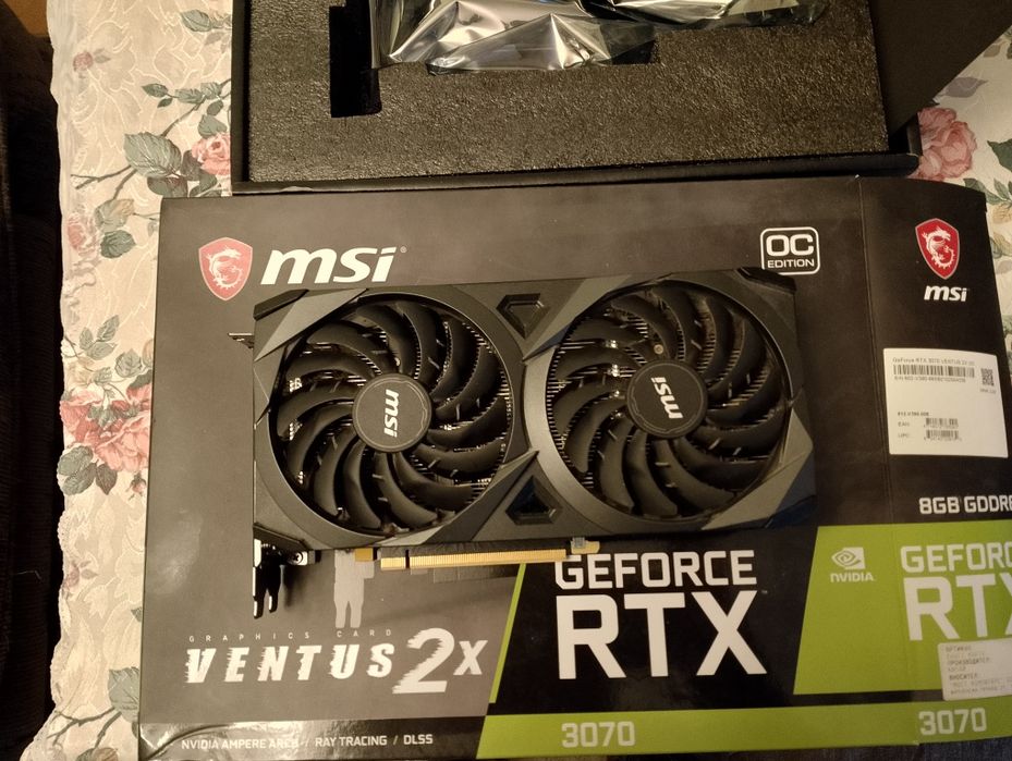 Видео карти GB , MSI RTX 3070 8GB