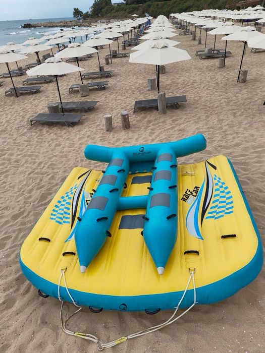 Водни атракциони. Ринг , банан за дърпане и други.