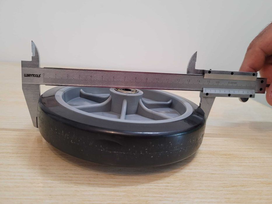 Roti plastic 150mm pretabile pentru carucior transport marfa