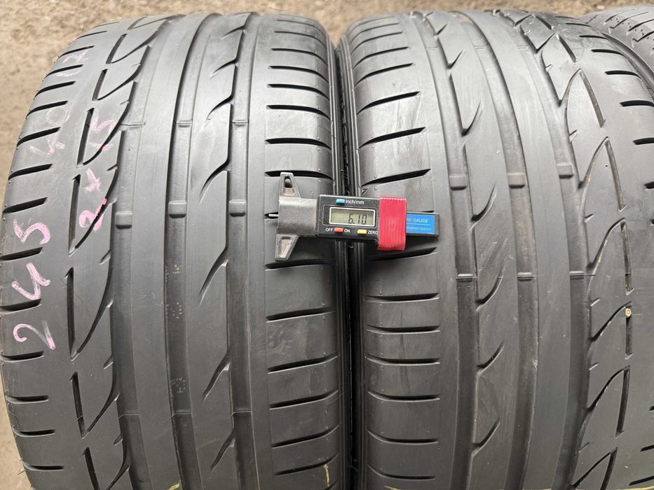 4x Anvelope Vara 245/40 R17 cu 225/45 R17 runflat - Bridgestone Potenz