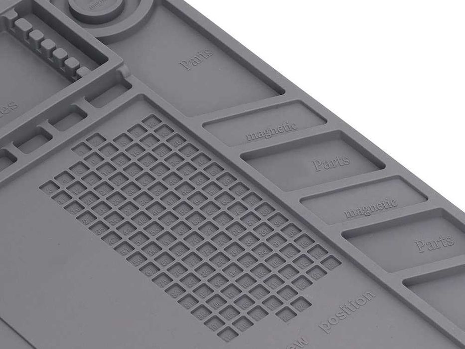 Covoras service silicon 30x45 cm cu magnet rezistent la caldura