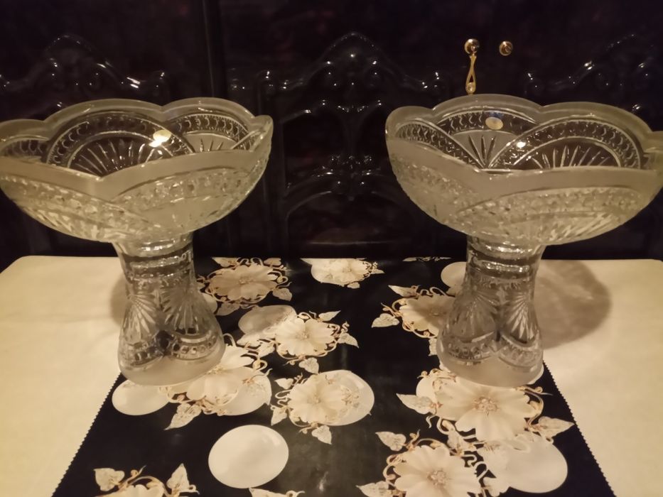 Хрустал ваза янги 2 та