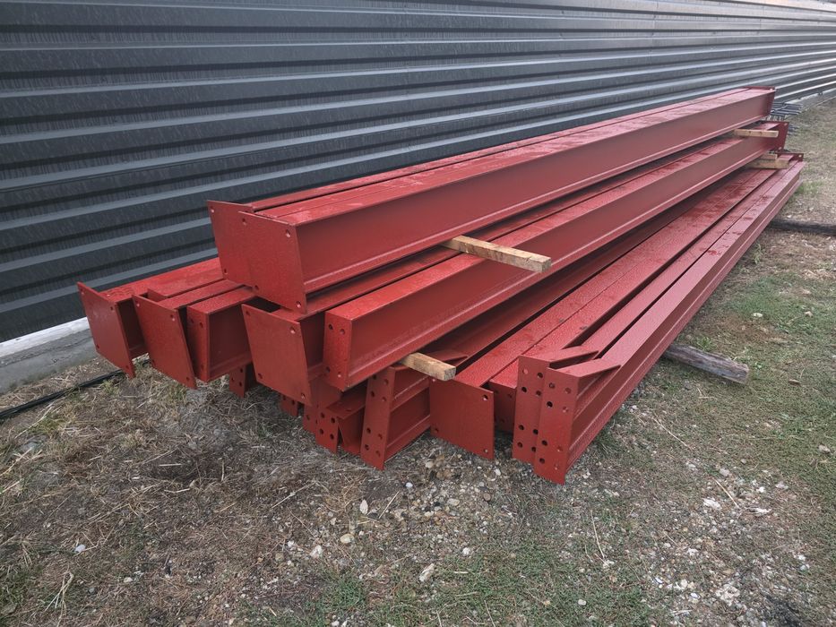 Structura Hală Metalica 25x12x6 , 300 m³, IPE 240 si 200,Ferme ,Stalpi