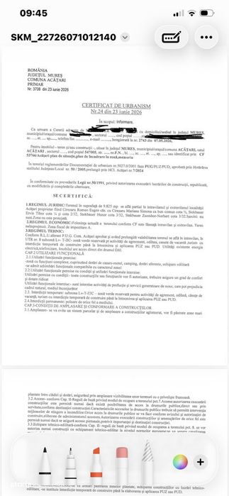 De vânzare -două parcele de teren zona Vatman
