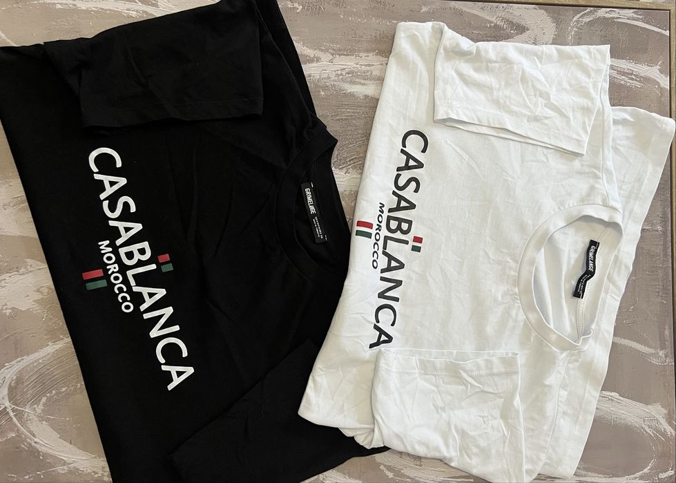 Set 2 tricouri brand casablanca