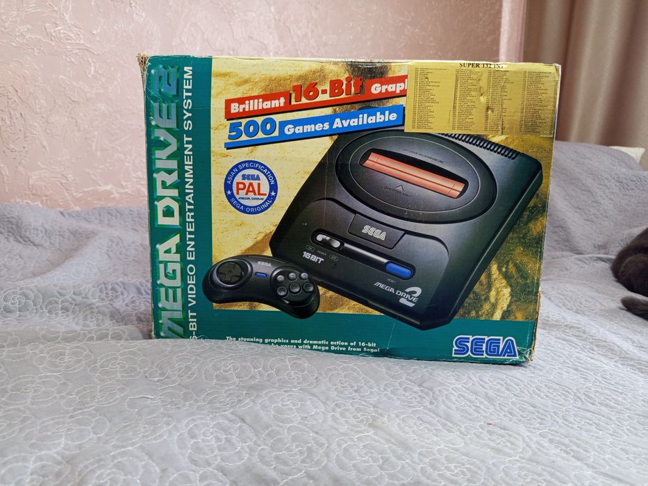 Sega mega drive 2 из 90х.