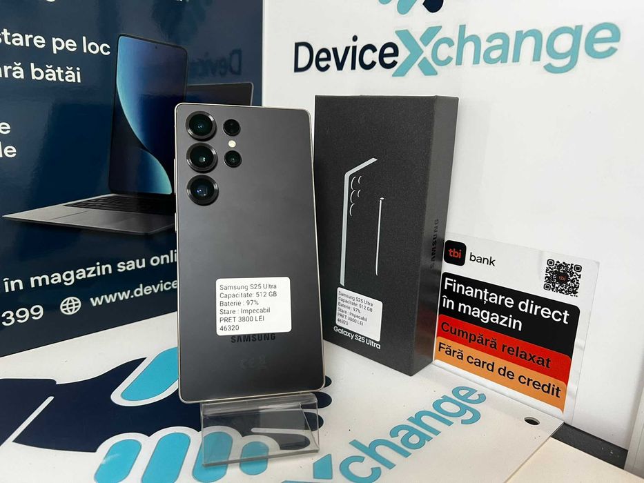 Samsung S25 Ultra 512 GB Impecabil * Garantie *Buy Back * deviceXchange
