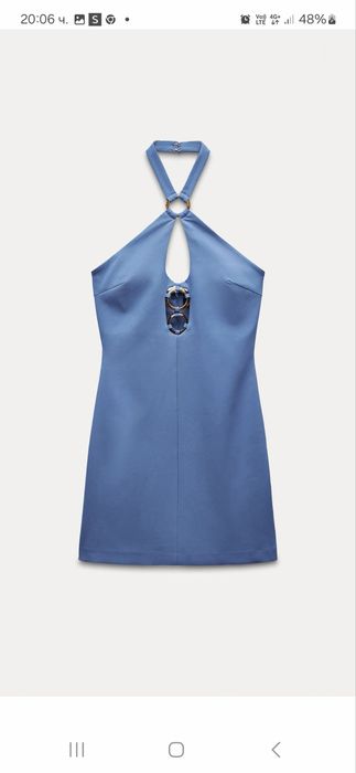 Нова рокля zara с етикет размер с