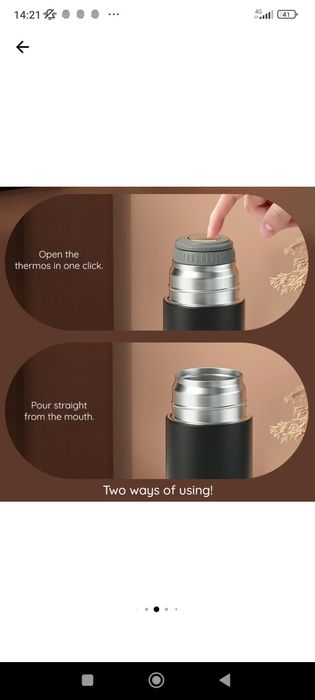 Vând set termos 500ml