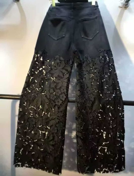 Нови елегантни дамски дънки ХЛ