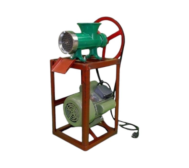 Качествена чугунена месомелачка с електромотор 1,5KW в ново състояние