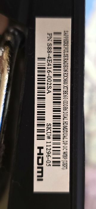 Radeon RX5600 XT 6GB