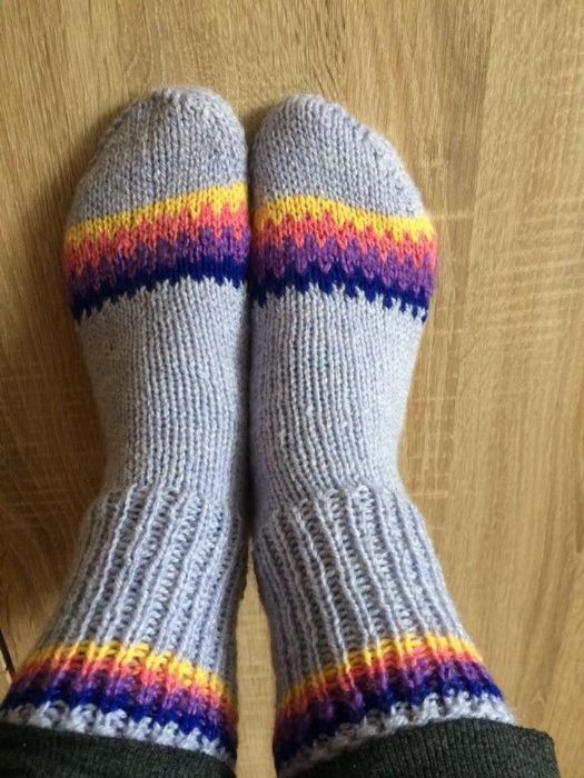 Вълнени чорапи изработвам
