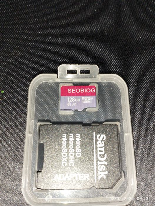 Fleshka SD card 128 GB