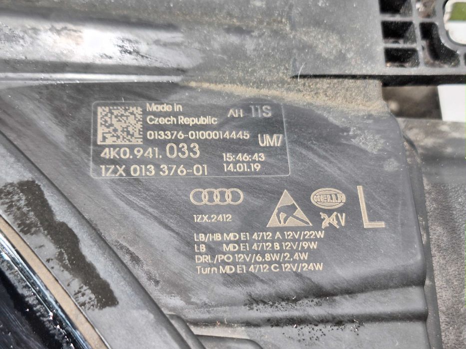 Faruri Audi A6 C8 4K LED 4K0941033 4K0941034 2018 2022 de Europa