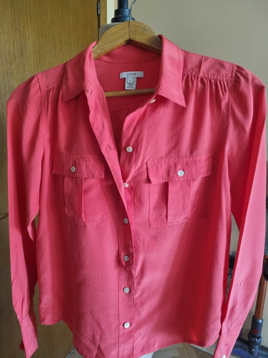 Дамски копринени ризи J Crew, размер М и L