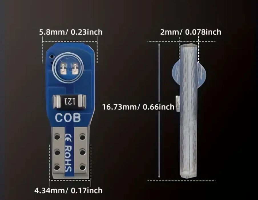 4бр LED Т5 крушка без цокъл за табло на ЦРВ2