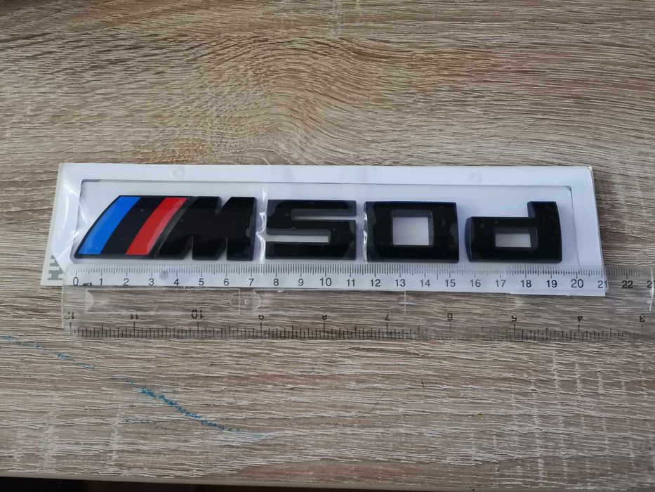 черна емблема БМВ М50д BMW M50d