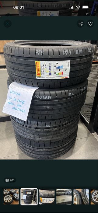 Jante Vara NOI Bmw Seria 5 F10 LCI Facelift senz 245 45 18 PIRELLI ZERO NOI DOT 2025