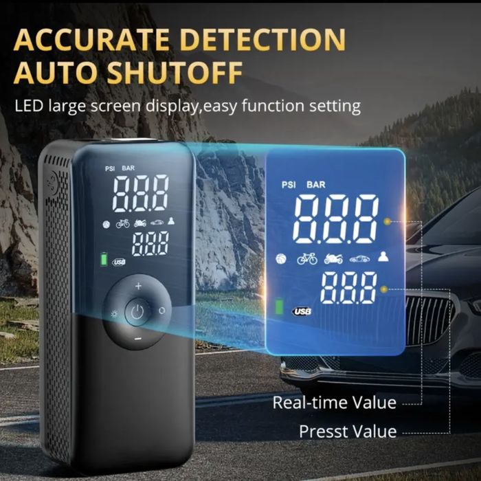 Преносим компресор CarSun – идеалният помощник за всяка ситуация