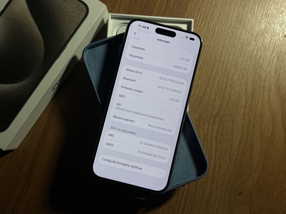 iPhone 15 Pro Max 512 GB Natural Titanium