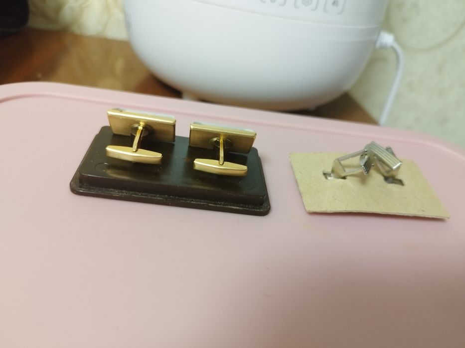 Запонки СССР новые