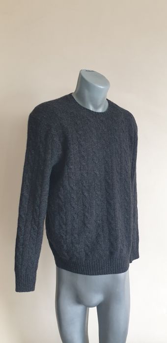 POLO Ralph Lauren Cable Wool  Knit  M НОВО! ОРИГИНАЛ! Mъжки Пуловер