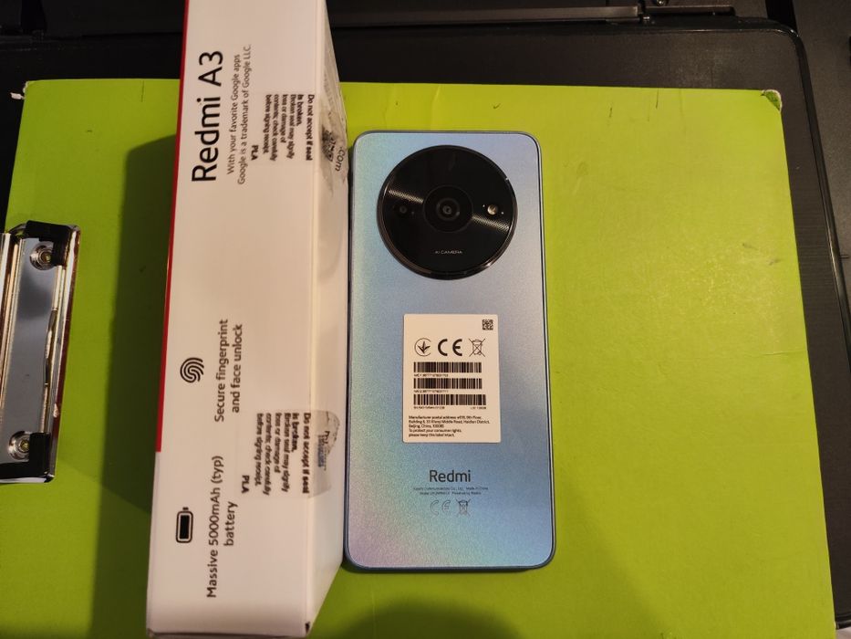 Redmi A3 nou,la cutie și smartwatch