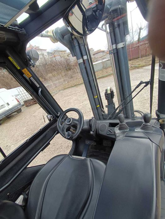 Мотокар Linde Дизел Н35 Триплекс Нов Внос Германия