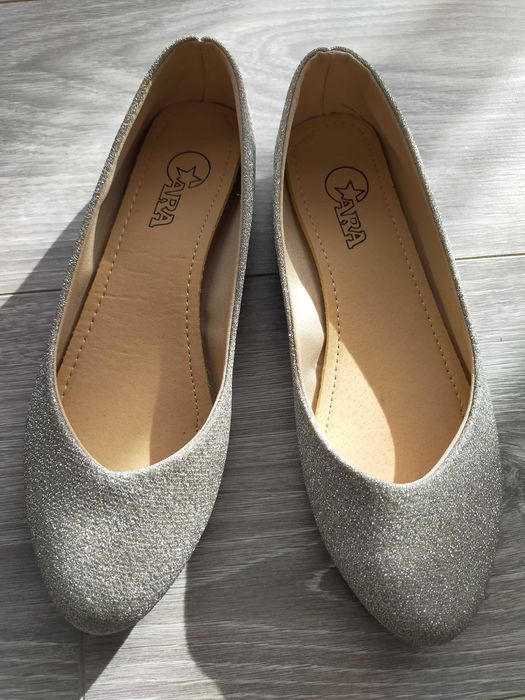 Balerini Noi argintii, livrare gratuita